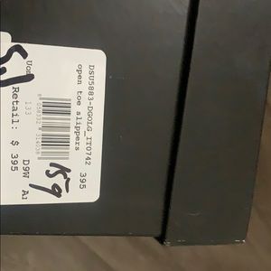 Beautiful Metallic Gray Versace Slides